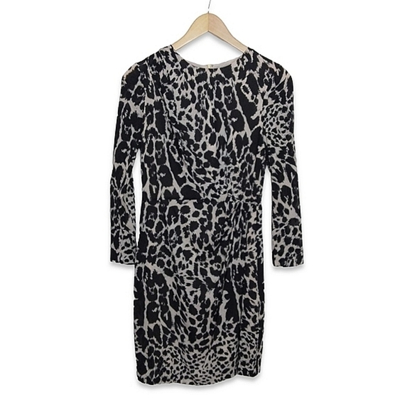WHISTLES CHEETA PRINT SILK DRESS - Picture 2 of 5